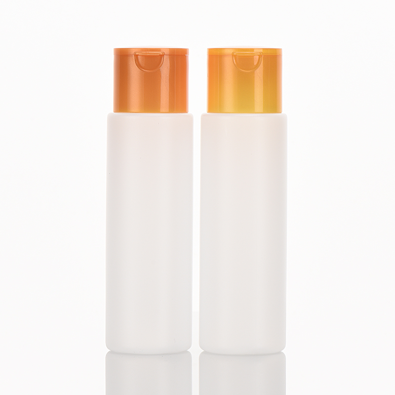 Cosmetic Bottle Supplier 180ml Empty Luxury Cosmetic Bottle Set With Orange Cap
