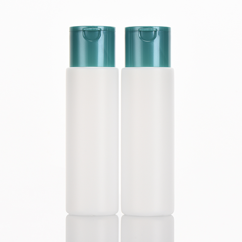 180ml PP Personal care for shampoo  round matte white bottle with flip top cap for cosmetic