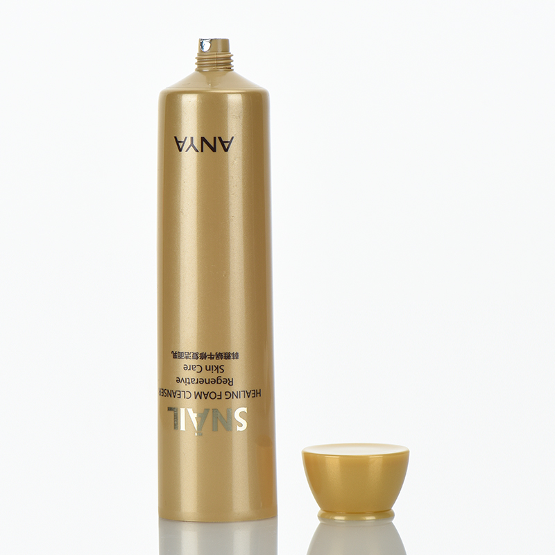 Factory Supply Empty 120ml Yellow Cosmetic Hand Cream Lotion Soft Plastic Packaging Tubes With Screw